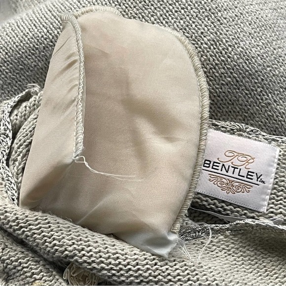 Vintage Bentley Sweater Womens Large Cottagecore Green Embroidered Grandma - Picture 7 of 9